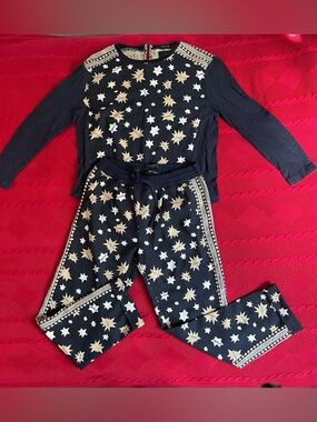 Scotch & Soda Navy and Cream Star-Print Set